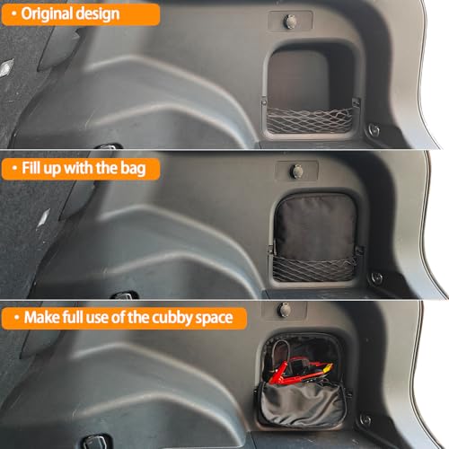 Trunk Upgrade, Trunk Organizer Pocket Bag, Trunk Cubby Storage bag,Cargo side pocket For Toyota Rav4 2025 2024 2023 2022 2021 2020 2019 Black, 1 pc without Backpack Function - view 6