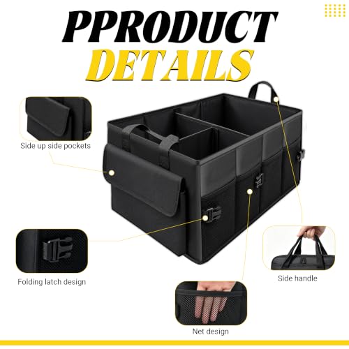 50L Trunk Organizer, Medium Foldable Car Organizer for SUV, Jeep, Sedan - view 2