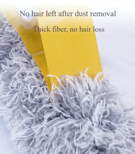 2.8m Telescopic Round-Head Dusting Brush Set (2-9 Packs) with PP, Microfiber & Stainless Steel - view 5