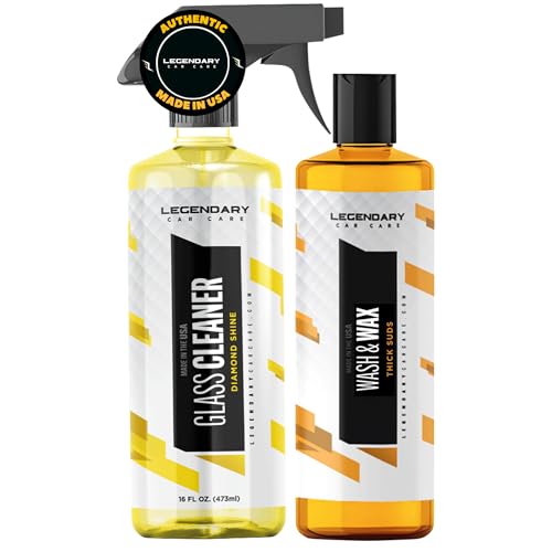 Bundle - Glass Cleaner 16oz & Wash & Wax 16oz