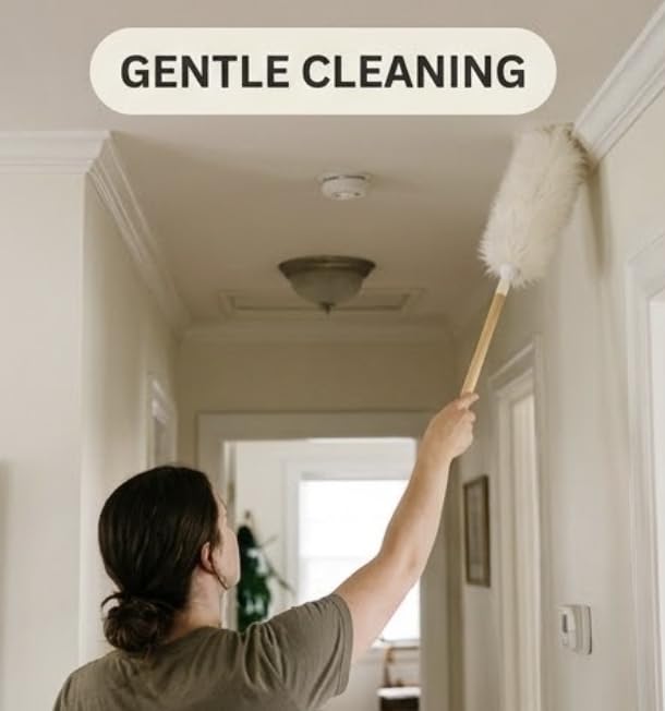 Wool Duster 32 Inch - 3 Pack Wool Dusting Wands with Wooden Handles - view 3