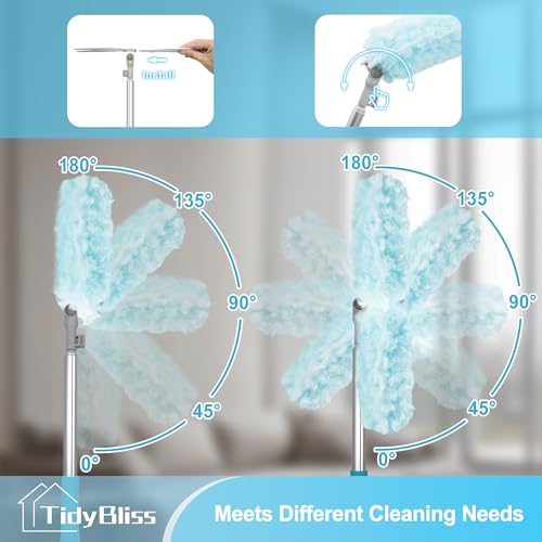 6 ft Dusters, 20 Refills for Cleaning Compatible with Swiffer - view 6