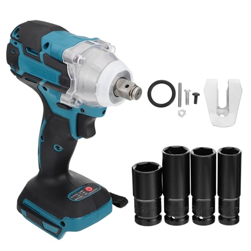 Cordless Impact Wrench Set, 780nm Brushless Motor for Vehicle Lug Nuts