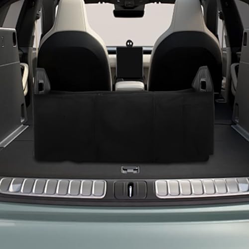 Car Trunk Organizer Black Multiple Compartments Foldable Oxford Cloth - view 6