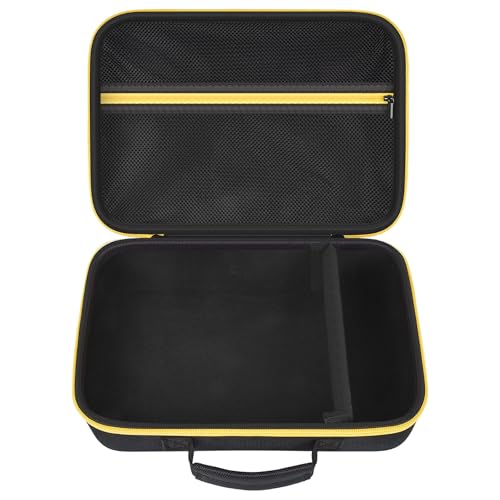 Hard Storage Tools Case, Store for DeWalt Drill Tools & Angle Grinder/for AstroAI Tire Inflator and More - 12"x8"x2" with Mesh Pocket & Comfort Handle