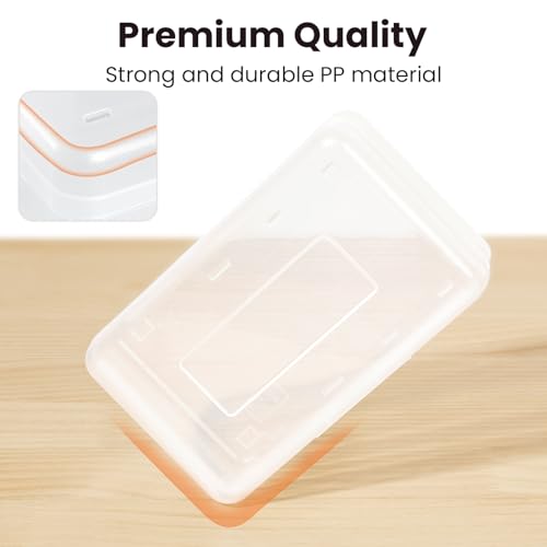 Plastic Pencil Case Box 6 Pack, Large Crayon Maker Pen Organizer - view 6