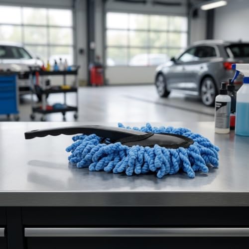 Lightweight Microfiber Auto Duster Mop Easy Maneuver(blue) - view 2