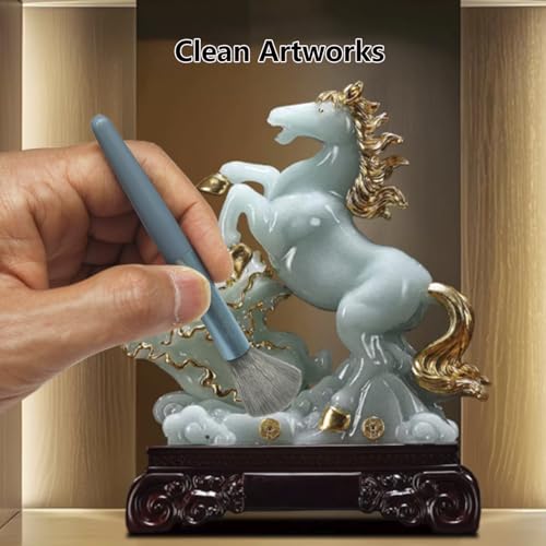 8 Pcs Exquisite Dusting Brush Kit, Soft Fibers Small Dust Brushes, Feather Duster, Cleaning Brush Perfect for Models, Craf, Collectibles, Computers, Digital Devices, Car Interior, Musical Instruments - view 7