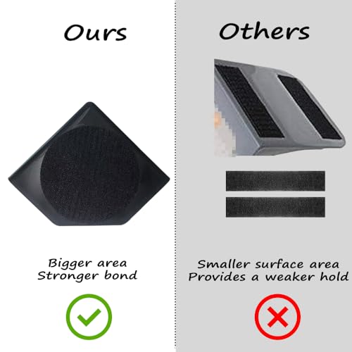Car Trunk Organizer Blocks, 4 Pack Hook & Loop Cargo Dividers - view 7