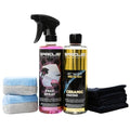 Proje Premium Car Care Deluxe Ceramic Kit 5-Piece | Premium Ceramic Coating Kit for Cars Trucks RVs and Motorcycles | Prep Spray Ceramic Coating | Plush Microfiber Towels & Applicator Sponge