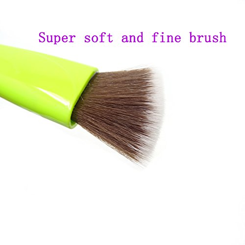 Double Ended Portable Cleaning Brush Mini Hand Held Magic Brush Duster for House, Car, Office (Light Green) - view 3