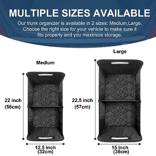 Car Trunk Organizer and Storage with Reinforced Handles - view 2