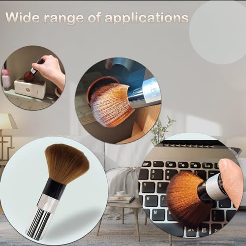 Car Interior Dusting Brush Dust Sweeping Soft Bristle Brush for Car Interior Dash Duster Small Dust Cleaning Brush for Car Vent Dust Remover Microfiber Mini Duster for Car Detailing Brushes - view 6