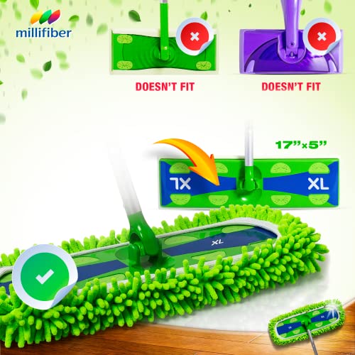 Reusable Microfiber Dust Mop Refills for Swiffer XL Mops, 2 Pack - view 2