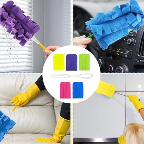 Multifunctional Fiber Duster Refill for Handheld Dusting Wand Effectively Captures Fine Particles - view 2