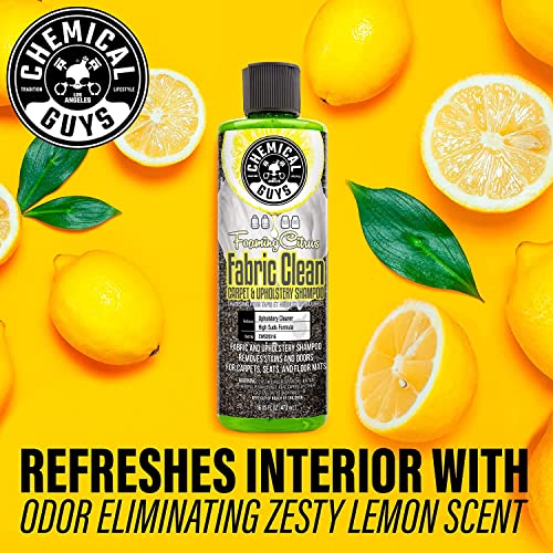 CWS203 Foaming Citrus Fabric Clean Carpet & Upholstery Cleaner (Works on Car Carpets, Seats, Floor Mats & More), 128 fl oz (1 Gallon) with 16 oz, Spray Bottle (2 Item Bundle) - view 2
