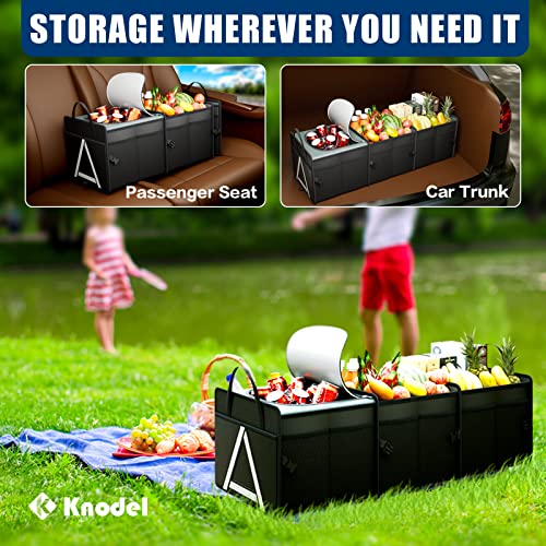 Trunk Organizer Storage with Cooler for Car and SUV (Large, Black) - view 5