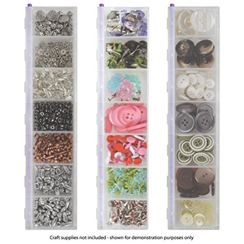 Bead Organizer, 7 Locking Compartments, Plastic Storage (2XL) - view 5