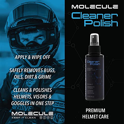 Helmet Care Kit | Premium Helmet Care | Includes Anti-Fog, Cleaner Polish, Helmet Refresh, and Rain Repel | Cleans and Details Helmets, Visors, and Goggles | 4 Ounces (1 Kit) - view 2