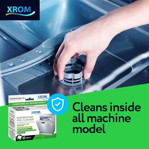 Dishwasher Cleaner Tablets, Plant Based, Deep Clean and Descaler, Removes Odors & Hard Water Stains, 6 Treatments. - view 6