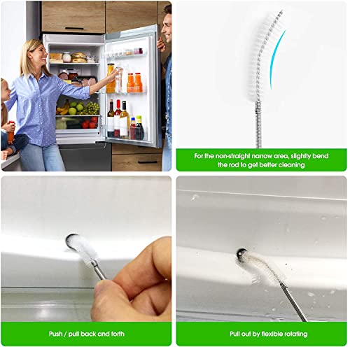Long Wire Brush sunroof Drain Cleaning Tool for car and Fridge 60-inch X 2/5 inch - view 4