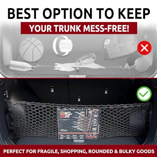 Envelope Style Automotive Trunk Mesh Cargo Net for Hyundai Tucson Se Sel 2022-2026 - Premium Trunk Organizer and Storage - Luggage Net for Crossover - Best Car Organizer for Hyundai Tucson - view 5