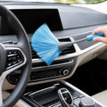 Fluffy Microfiber Cleaning Brush, Electrostatic Feather Duster, Washable Dust Remover for Laptop Keyboard Screen Books Sofas Cars Furniture, Blue/Green/Pink Random Color