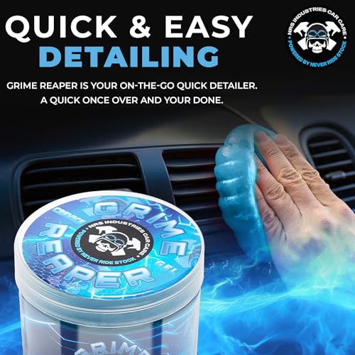 Grime Reaper Cleaning Gel | Clean Slime Putty | Auto Detailing | Car Interior Cleaner | Car Accessories | Electronic Products Keyboard Cleaner | Dust Remover - view 3