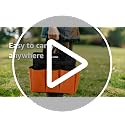 Garden Tool Bag, 10 Pockets, Adjustable Shoulder Strap, Orange - view 7