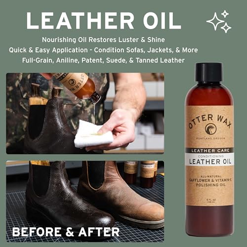 Essential Leather Care Kit | Complete Leather Cleaning & Conditioning Set | Clean, Condition, Shine, & Protect All-Types of Leather| All-Natural & PFAS-Free | Made in Portland USA - view 5
