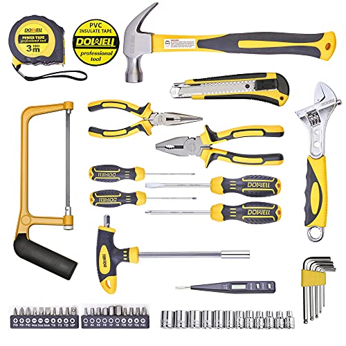 Tool Set 49-Piece Home Repair Hand Tool Kit with Plastic Tool Box Storage Case - view 2