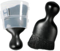 Car Interior Detailing Brush,Soft Bristle Cleaning Brush Car Detailing Brush Dusting Brush,Car Interior Cleaning Tool,Auto Detail Brush Car Dash Duster Brush (Black with Cap)