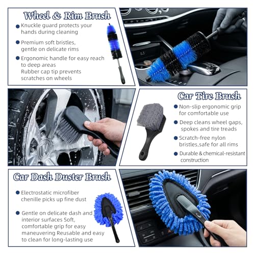 37Pcs Car Detailing Kit, Car Detailing Brush Set.car washing kit - view 3