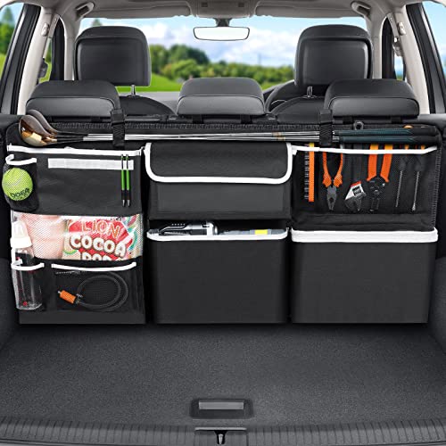 Car Trunk Organizer with 10 Different Functional Storage Bags Large