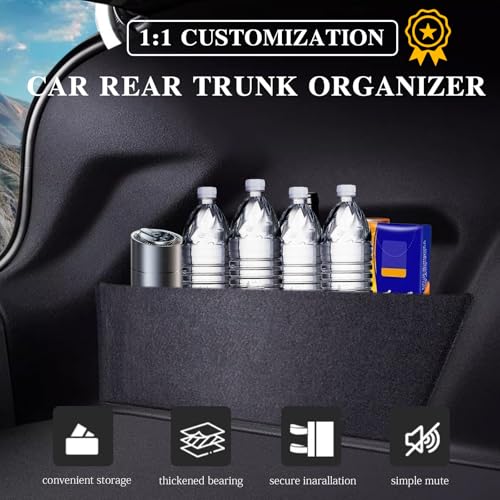 Rear Trunk Organizer Side Divider Sticker fit for Chevy Equinox/GMC Terrain 2018-2024 Trunk Side Storage Baffle Partition Board for Chevy Equinox Accessories 2PCS - view 2