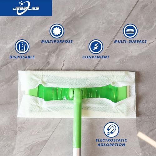 Disposable Mop Refills Dry Sweeping Pad for Floor Mop Sweeping Cloths Multi Surface Refills, 120 Count - view 2
