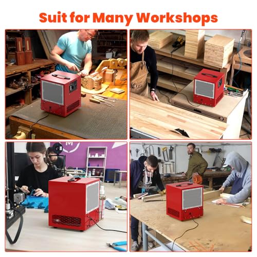 Tabletop Dust Collector with Dual-Sided Intake for Woodworking - view 6