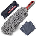 Car Duster Interior, 360° Microfiber Fingers, Lint & Scratch Free
