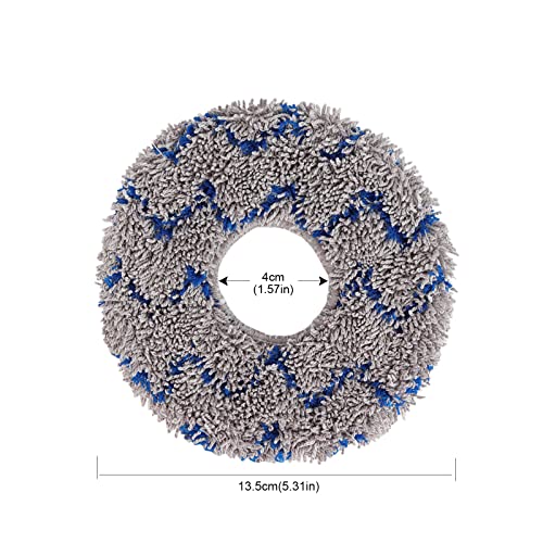 Mop Pads Compatible with Ecovacs Deebot X1/X2/T10/T20/T30 Omni, T30S/N30 Series Robot Vacuum and Mop Cleaner - Reusable and Washable Replacement Mop Head Cloth（4 Pack） - view 7