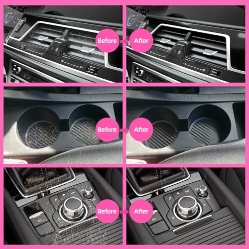 Reusable Cleaning Gel for Car Interior, Keyboard & Home – 5 Pack (90g Each), Sticky Dust & Crumb Remover, No Water Needed, Long-Lasting Dry Cleaner (Rose Red) - view 6