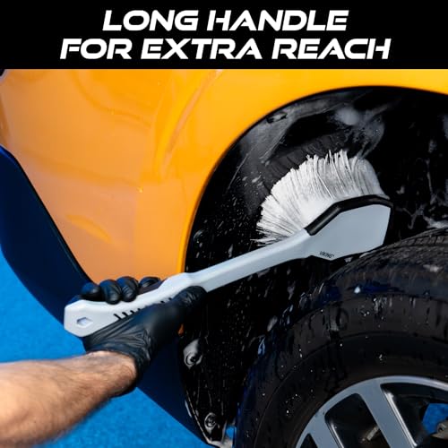 Essential Brush Bundle - Car Wash Cleaning Brushes for Wheels, Tires, Fender, Lug Nuts and Car Detailing - view 6