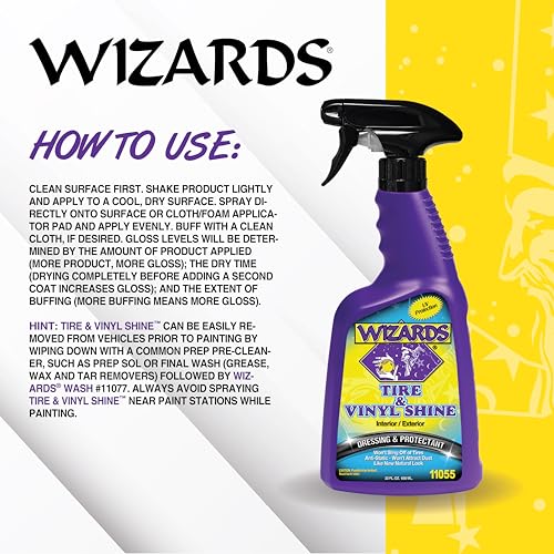 Tire & Vinyl Shine Dressing - UV Protect Rubber & Trim Spray, 22oz - view 3