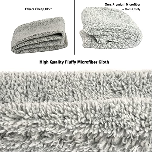 Retractable Gap Dust Cleaner Under Appliance Microfiber Duster Dust Brush with Extension Pole (36 to 49 inches) Cleaning Duster for Bed High Ceilings Furniture Bottom Household Gap Duster Gray - view 3