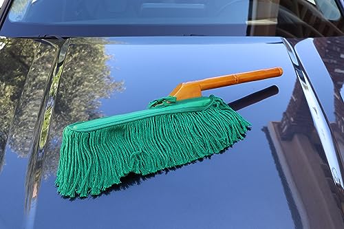 Standard Auto Car Duster with Wooden Handle, Green Mop 62422 - view 5
