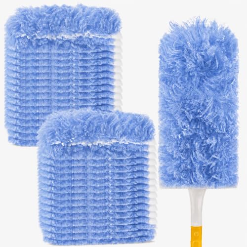 Duster Refills,Disposable Dusters for Cleaning,Heavy Duty Duster Refills, MultiSurface Dusting Wand,Dust Remover for Furniture,Blinds,Ceiling Fans&Home Cleaning Supplies (Violet, 25pcs)