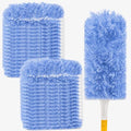 Duster Refills,Disposable Dusters for Cleaning,Heavy Duty Duster Refills, MultiSurface Dusting Wand,Dust Remover for Furniture,Blinds,Ceiling Fans&Home Cleaning Supplies (Violet, 25pcs)