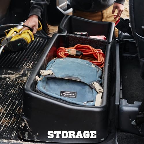 Gearbox - Under Seat Storage Box | 2007-2013 Chevrolet Silverado/GMC Sierra 1500, 2007-2014 Chevrolet Silverado/GMC Sierra 2500/3500 Extended Cab - Black, 1 Pc. | 09011 - view 2