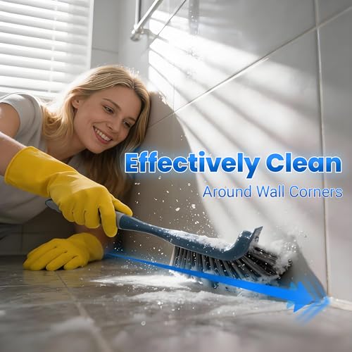 3 Pack Hard Bristle Scrub Brush Set, Cleaning Brush Designed for Cleaning Shower, Bathroom Faucets, Tile Grout, Sink Edges, Around Toilets, and Hard to Reach Corners and Crevices - view 4