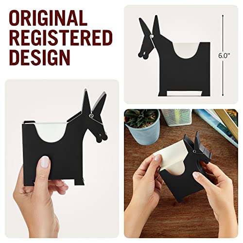 Morris the Donkey: Desktop Memo Holder | Cute Desk Accessories & Office Supplies | Funny Desk Decor & Office Accessories | Desk Supplies: Holders & Dispensers | Sticky Note Holder - view 4