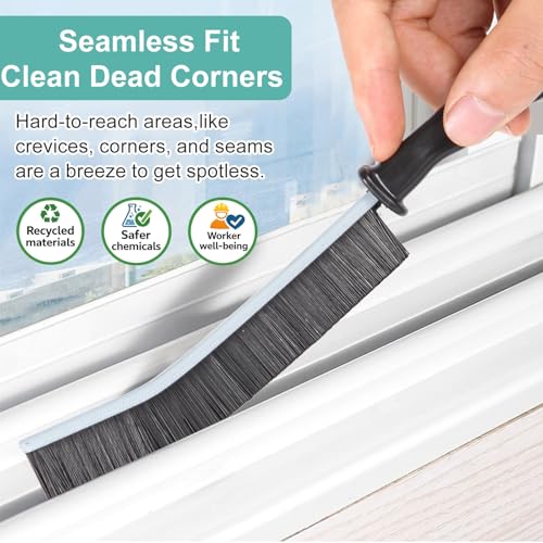 Crevice Cleaning Brush，Hard-Bristled Crevice Cleaning Brush，2024 New Multifunctional Gap Cleaning Brush Tool，Dead Corners Brushes for Bathroom Kitchen Tiles Window Door Slots，3pcs - view 2